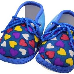 6 To 12 Month Set of 1 Pair Baby Boys & Baby Girls Cotton Printed Baby Booties | First Walking Baby Footwear |Infant Baby Sandals with Anti Slip Sole |(Toe to Heel Length - 12 cm,) -multi_05-image-66