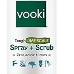 Vooki Ecofriendly Tough Lime Scale Hard Water Stain Remover, Spray and Scrub Cleaner for Bathroom,Taps, Faucet, Basins, Showers & Floor Tiles Cleaner, Home and Commercial Use - 500 ml (Pack of 1)-96