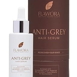 FLAWORA Anti-Grey Hair Serum Advanced Formula with silverfree and melanogrey for Reversing Grey Hair, Boosting Melanin Production, and Restoring Natural Hair Color | Effective Solution for Youthful, Vibrant Hair (50ml)-image-62