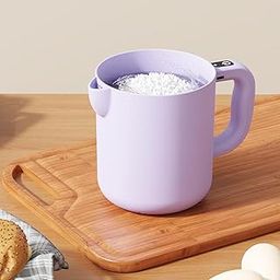 ATORSE Electric Egg Beater Rice Washer Manual Egg Mixer for Whipping Mixing Washing Violet-14