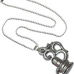 Religious Om Shivling Pendant Locket Silver Stainless Steel Necklace Chain for Men and Women-20