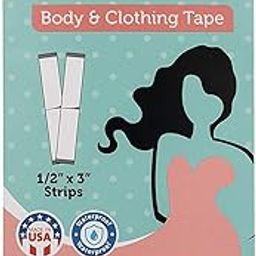 SPECULO Fearless Double Sided Tape For Fashion, Clothing And Body - 36 Strips Pack | All Day Strength Invisible Dress Tape For Women | Gentle To Stick On Skin And Clothes | Transparent-image-81