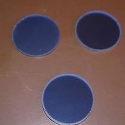 WKM Blue & Frosted Filter Dia 32mm for Biology Compound Microscope - Set of 2-image-2