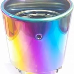 Autofetch Car Stainless Steel Straight Oval Shaped Exhaust Tail Muffler Tip Pipe 60mm (Multicoluor) (Pack of 1) Compatible with Datsun Go-picture-24