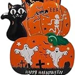 UJEAVETTE Halloween Yard Pumpkin Sign Yard Signs with Stakes for Home Backyard Holiday 69cmx26cm-image-47