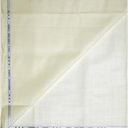 Weaves Empire 100% Linen Cotton with BATISTE Weaving Beige Colour Plain Unstitched Shirt Fabric - 1.6 mts / VV1014-image-80