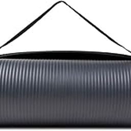 GoFit Premium Fitness Mat with Carry Strap- (3/8" Thick x 24" Width x 72" Length)-27