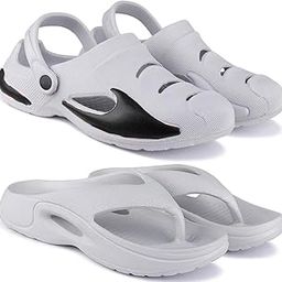 Combo Pack of 2 Slipper/Flip Flops/Slides/Clogs/Sandals for Men (Clog-700 Vs V-600)-image-42