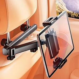 Anirdesh Car Headrest Tablet Holder – Adjustable Back Seat Mount for 4.7''–11'' Tablets & Phones, Road Trip Essentials for Kids & Family Travel (Headrest Car Hook with Adjustable Arm-H921)-14