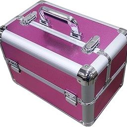 Cosmetic Items Vanity Box – Pink Portable Makeup Storage Organizer with Compartments for Jewelry Brushes and Toiletries Ideal for Travel Daily Use and Gift Purpose Stylish and Durable Design-image-27