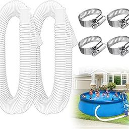 Pool Hose Replacement 1.25Inches Diameter Replacement Hose,Swimming Pool Filter Replacement Hose for Above Ground Pools, Compatible With Filter Pump 300GPH,330 GPH,530 GPH,and 1,000 GPH(2Pcs)-picture-17