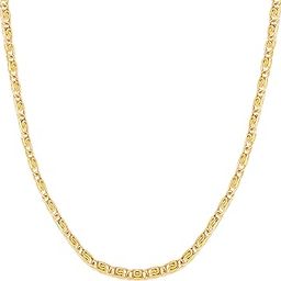 Golden Chains For Men Brass Gold Plated Long Necklace Gold Chain For Men Boys Women Thin Design Double Coated Chains Jewellery-image-41