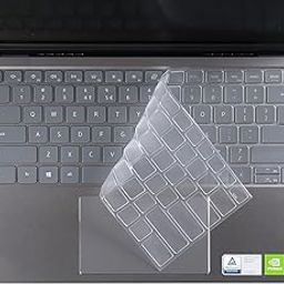 OJOS Keyboard Cover for Dell Inspiron 14 5410 5415 5418 5420 5430 5425 7415 7420 7430 7435 7425 14", Dell Latitude 14 3420, Dell Inspiron 13/16 5310 5320 5620 5630 Protector, Clear-5