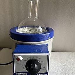 RAWAL'S Round Bottom Flask 1000ML with Heating Mantle (1000ml With Joint B-24 HEATING MANTLE)-image-1