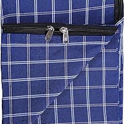 ASIAN HANDLOOM Cotton 300TC Single Size Mattress Protector Bed cover with Zip/Chain ( 72x 35x 4.5 inch )- 1 PC-11
