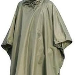 Army Ripstop Waterproof Hooded Military Camping Trekking Poncho-picture-41