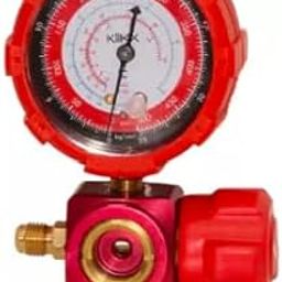 VNGEE ENTERPRISES Single Gauge Manifold 0 to 800 PSI Meter Manifold Digital Pressure Gauge Air Conditioner Refrigerant 410 *R22 *R12 * R134 Refrigerant Filling Device-28