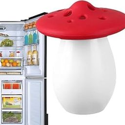 Refrigerator Odor Absorber, Refrigerator Odor Remover, Fridge Odor Smell Remover Baking Soda Deodorizer Mushroom Shape Holder (No Soda) (1Pcs)-14