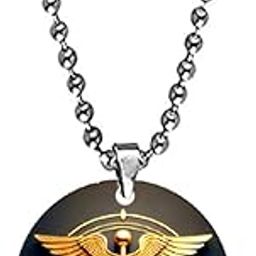 Ab Sab Doctor Medical Sign Bead Chain Religious Pendant for Men and Women-image-37