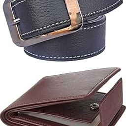 Belt Wallet combo for men and boys QL35 Size (28-42)-104