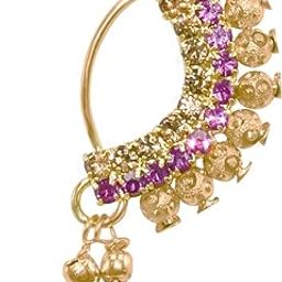 Maharashtrian Nath CZ Diamond Pressing Nathiya for Girls & Women-image-26