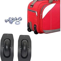 MyViradi Repair Replacement Luggage Bag Daffal Wheel for Trolley for Luggage Parts Spare Strap Black Wheel (2 Pcs, 1Set) (Wheel Set 1)-picture-14