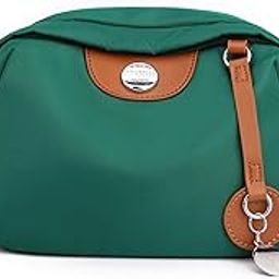 Waterproof Cross Body Bag For Women?Stylish Nylon Travel Bag With Zipper Closure, Durable Shoulder Strap, And Polyester Lining Ideal Crossbody Messenger Bag For Women's Travel Needs,green-46