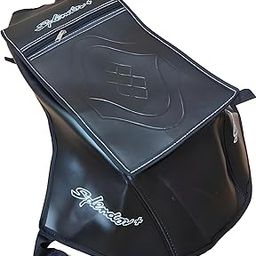 Bike Full Tank Cover for Splendor Plus - Fiber Quality - Flip Pouch - Zippered Pocket - Tank Bag-image-18