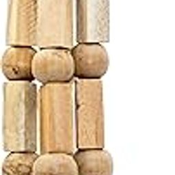 PETZOO Chewable Hanging Toy for Birds, Macaw, African Grey, Parrot, Alexandrine, Budgies, Hamster Cage Accessories, Resting Toy & Wooden Training Aid for Bird & Parrots-image-59