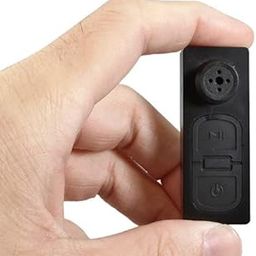 CAMLEIGH Button 720p HD Ready Wired DV Portable Video Button Camera Video Audio Recorder DVR Digital Camcorders Security Camera-picture-0