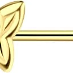 via mazzini 92.5-925 Sterling Silver Gold Plated Crystal Butterfly Pierced Nose Stud for Women and Girls (NR05068) 1 Pc-picture-25