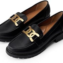Loafers for Women Woman Formal Loafer Ladies Stylish Platform Heel Footwear Women's Chunky Korean Shoes with Heels Girls Slip On Office Bellies-picture-43