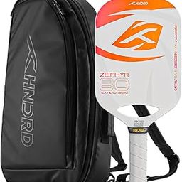 Hundred Zephyr 80 USA Approved Pickleball Paddle | Japan Raw Carbon Fiber | Consistent Performance | Power Play | Free Bag Included-image-9