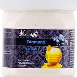 Feelhigh Scrub For Face & Body (Diamond Scrub, 500 ML) Enriched With Natural Cleansing Exfoliant All Skin |Cleanser Scrub For Deep Exfoliation | Dead Skin Remover Scrub | Tan Removal | Blackhead Remover Scrub | Face Scrub | Body Scrub-image-10