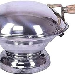 Bati Oven Gas Tandoor, Aluminium Barbeque Griller/Pizza Maker – 1 Pc | Multi-Purpose Tandoor for Baati, Litti, Roti, Pizza, Tikka & More | Compatible with Gas Stove-image-69