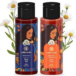 Ashpveda Bhringraj and Shikakai Hair Wash Shampoo & Bhringraj Oil Combo for Anti Hair Fall, Scalp Nourishment, Strengthens Roots, Dandruff Control and Prevents Breakage-14
