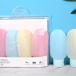 NYAMAH SALES (Pack of 3 Refillable Travel Bottles for Toiletries Plastic Container for Cream, Shampoo Hand Wash, Lotion Storage Bottle Travel Accessories Leak Proof (60 ML)-23