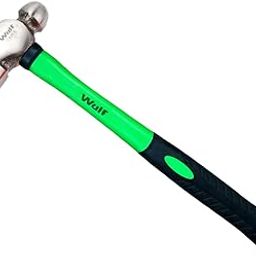 Wulf 220Gms Heavy Duty Ball Pein Hammer with Shockproof Fiberglass Handle | Selected Steel Head Hammer 220gm Weight Metal Ball Pein Hammer with Fiberglass Handle-picture-23