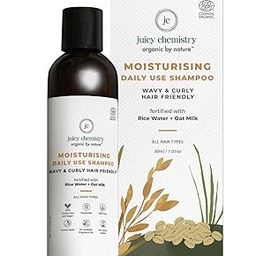 Juicy Chemistry Moisturising Daily Use Shampoo, 200 ml | Made with Rice Water & Oat Milk | For Dry, Frizzy & Unmanageable Hair | Certified Organic Shampoo for Men & Women | Cruelty Free & Vegan-40