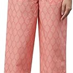 Women's High Rise Cotton Burnt Coral Cambric Regular Casual Style Palazzo-image-51