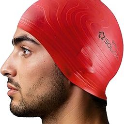 Solpro Coral Bay Unisex Swimming Cap|for Men,Women,Boys,Girls,Athletes,Swimmers|for Training,Competition in Swimming Pool,Water Sport,Beach,Water Park & Activties|One Size Fits All-image-58