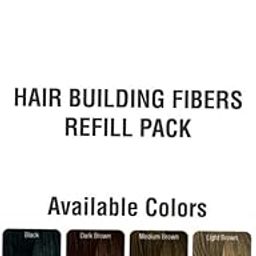 Stylazo Hair Building Fiber Dark Brown (Refill Pack of 110 Grams) Hair Volumizer Hair loss Concealer, Natural Dark Brown Color-110 g Hair Fiber (110 g)-14