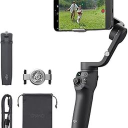 DJI OSMO Mobile 6 Smartphone Gimbal Stabilizer, 3-Axis Phone Gimbal, Built-in Extension Rod, Portable and Foldable for Android & iPhone, Vlogging Stabilizer, YouTube, Instagram Reel Video, (Black)-4