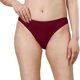 Women Super Combed 100% Pure Cotton Mid Waist Bikini Panty | Cotton Underwear with Elastic Waistband | Low Waist Comfort Fit-image-81