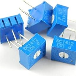 Electrobot 3362P-1-103TLF - Trimmer Potentiometer, 10K Ohm 1Turn Through Hole Preset Potentiometer for Bread Board and Arduino (10Pcs)-28