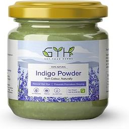 Get Your Herbs - 100% Natural Indigo Powder for Hair, Chemical-Free Hair Dye, 100g, Prevents Premature Greying-image-3