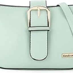 Solid Sling Bag For Women, Girls and Ladies | with Buckle Accent and Zipper Closure | Detachable Sling Strap | Slings For Casual Carry | Ladies Purse Handbag, Green-12
