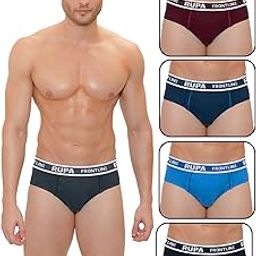 Expando Men’s Brief | 100% Cotton | Inner Elastic | Solid Colors | Pack of 5 Comfortable & Breathable Everyday Wear-picture-19