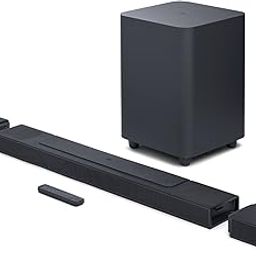 JBL Bar 1000 Pro, 11.1 (7.1.4) Channel Truly Wireless Soundbar with True Dolby Atmos®, DTS:X, and MultiBeam™ Surround Sound, 10” Down-Firing Wireless Subwoofer, HDMI eARC, BT,WiFi,Alexa, One App(880W)-19