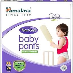 Himalaya Total Care Baby Pants Diapers, Extra Large (12 - 17 kg), 74 Count-image-99
